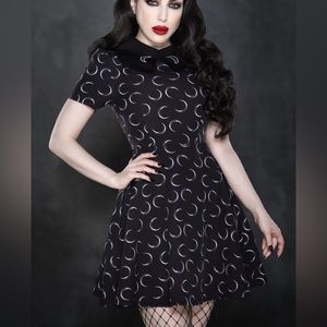 Katakomb Just a Phaze Moon Collar Dress Size L